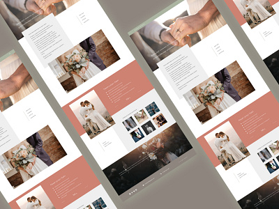 UI/UX design for wedding photographer web-site clean consept design elegant minimal photo photographer typography ui ux web website wedding