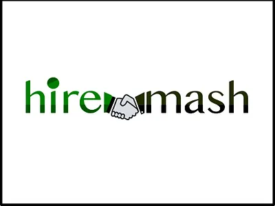 HireMash branding company idenity illustration logo logotype sign typography