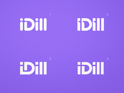 iDill - Logotype Concepts brand brand identity branding design identity designer illustration lettering lettermark letters logo logomark logotype designer logotypedesign negative space smart mark type design typography ui wordmark logo wordmarks