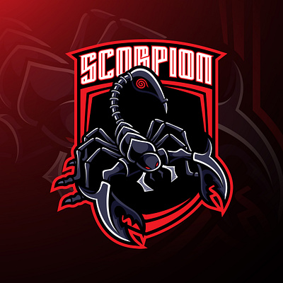 Scorpion sport mascot logo design animal logo branding design esport esports game design graphic design illustration logo mascot logo scorpion