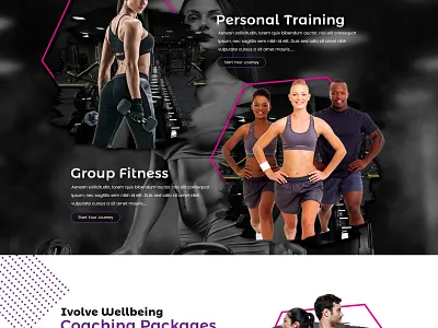 Fitness Gym Training branding creative fitness club graphic desgin gym app landing page ui ux website