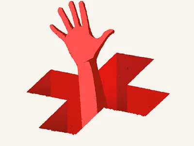 Hospital abuse conceptual illustration editorial editorial illustration illustration texture vector