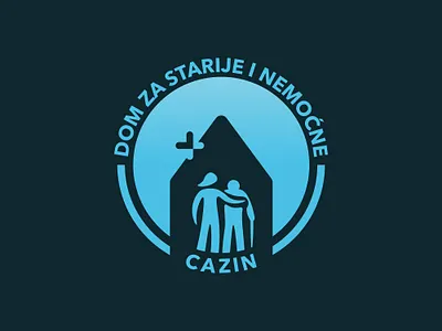 Nursing Home Logo blue bosnia branding branding design care creative design health healthcare home logo logo design logodesign logotype modern nursing nursing home