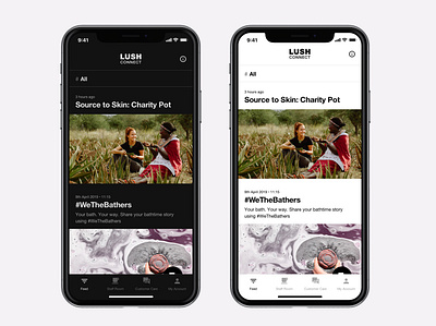 Lush Connect - Dark Mode concept dark mode ui