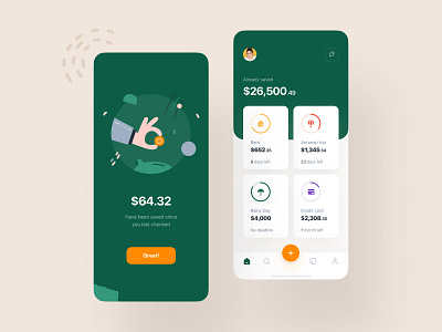 Save Money Effortlessly balance budget credit cards data finance finance app fintech ios mobile mobile design payment payments progress save money savings spending startup ui ux