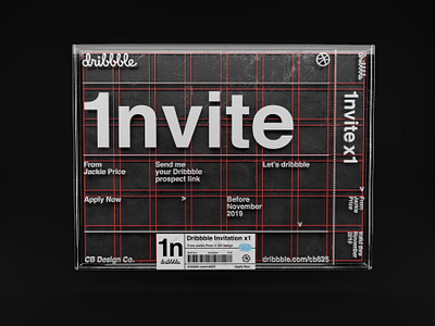 Dribbble Invite VOL.5 3d art arnoldrender c4d cinema4d draft dribbble dribbbleinvitation dribbbleinvite giveaway grid layout gridsystem invitation invite invite giveaway invites prospect prospects ticket ticket design typography