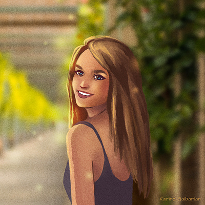 Shine with Sunlight autumn character design fashion art friend friendship girl girl character illustration illustrator model portrait smile summer sunlight sunny day ui