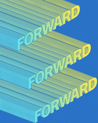 Forward art direction art director artdirection conceptual daily design flat forward graphic design illustration isometric motivation typography