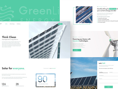 Soalr Energy Website Design photoshop typography ui uiux webdesign