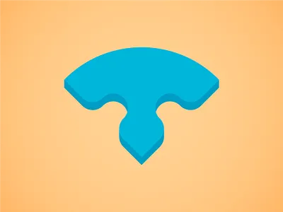 T Logo design illustration logo typography vector