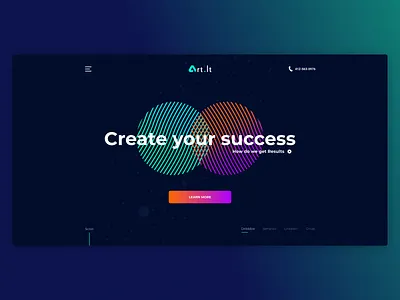 Art.IT - Create your success company future it shot technology ui ui design uidesign uiux uiuxdesign ux ux design uxdesign uxui web design webdesign