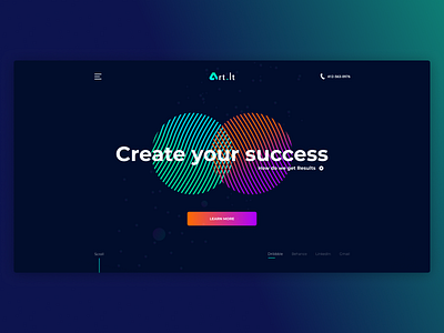 Art.IT - Create your success company future it shot technology ui ui design uidesign uiux uiuxdesign ux ux design uxdesign uxui web design webdesign