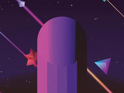 Starbits 1980s art bits design gradient illustration illustrator photoshop retro retrowave space stars synthwave twitch vaporwave vector