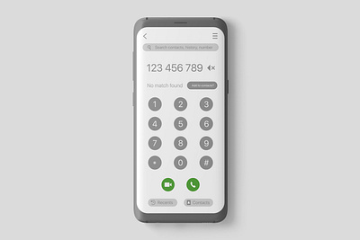 Phone app UI app appdesign call design illustration phone samsung ui ux