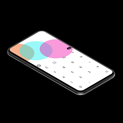 calculator mock app challenge daily 100 design flat minimal ui