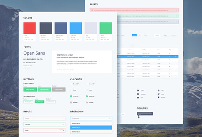 UI Guidelines dashboad design styleguide ui ux ui design ui style