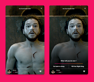 ForkIt - AR video Social app app design ui