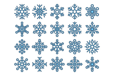 Snowflakes Vector Free Icons free freebie graphics icons typography vector