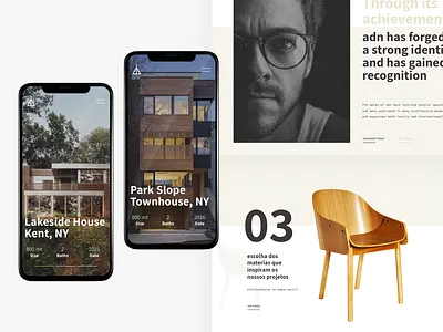 Architecture UI concept architecture architecture website design ui