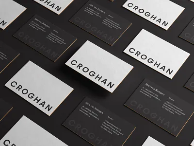 Croghan brand design brand identity branding branding agency branding and identity branding design branding design agency business card business card design business cards design design agency graphic design identity logo logo design logo designer logotype typography visual identity
