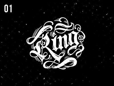 01 Ring 2019 challenge draw everyday handlettering illustration ink inktober ipad lettering lotr october practice procreate typography wordmark