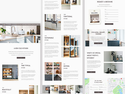Home page for Kitchen website arhitecture blog blog design clean consept design elegant furniture homepagedesign house interior kitchen minimal typography ui uidesign ux web website website design