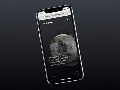 Join the Dots Video Case Study 3d after effects animation branding interactive mobile first threejs ui ux web design website