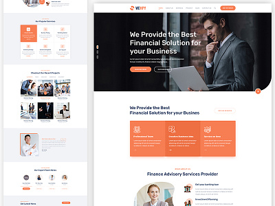 Wehpy - Finance & Banking Website advisor agency business company consultant consulting consulting wp corporate finance financial insurance marketing multipurpose netcel trader
