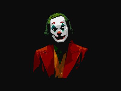 joker art design illustration illustrator joker movie portrait vector vexel work