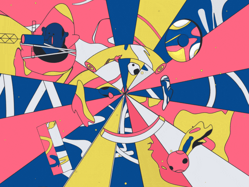 Wight Visuals Showreel Intro 2d 2d animation animation branding motion design motion graphics