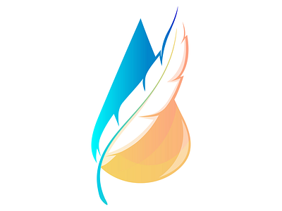 Feather Drop appicon logobuddy logoconcept logodesigner logodesigns logomaker weblogo