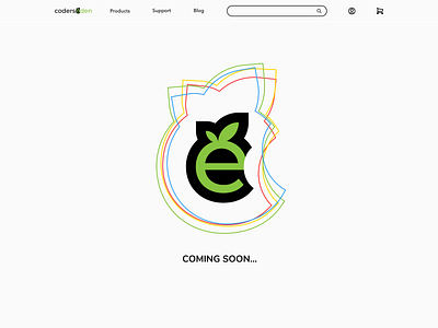 Eden is coming! branding clean code coderseden comingsoon creative design icon minimal ux web website