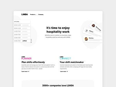 L1NDA.com hospitality l1nda rebranding ui ux website website design