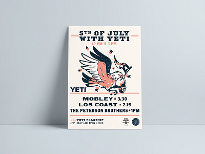 YETI Poster Design illustraion poster design