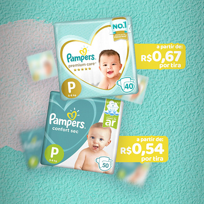 Pampers Campaign banner design