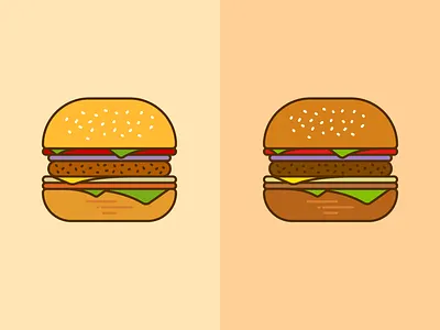 Burger Mockup branding design dribbble icon illustration illustrator logo logotype mascot symbol
