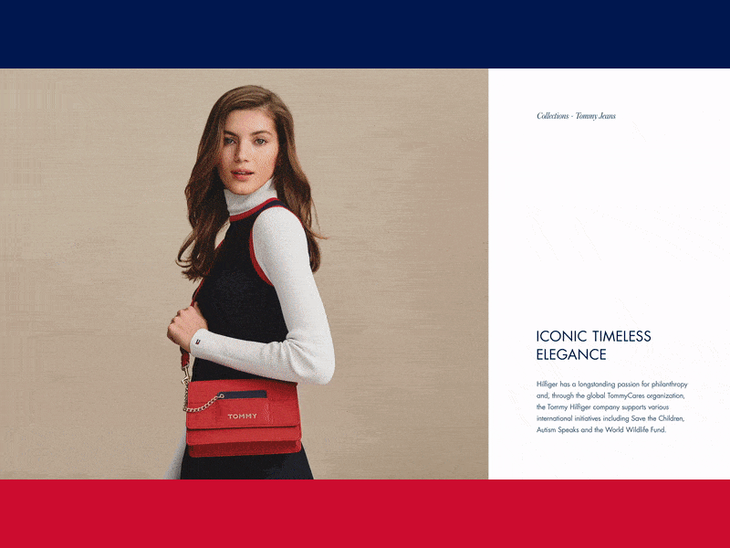 Tommy Hilfiger animation fashion tommyhilfiger website