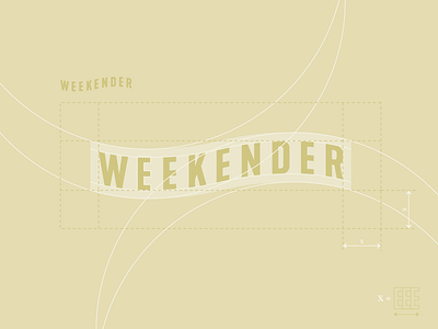 WEEKENDER ride logo construction bike branding construction cycling event holiday logo logodesign logotype weekend