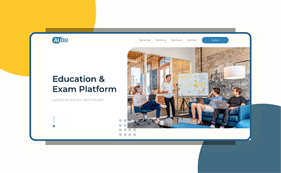 Online Course Landing Page UI Design clean dribble landing page online course ui ui design uiux unsplash ux