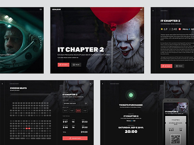 cinema App app cinema concept design ui