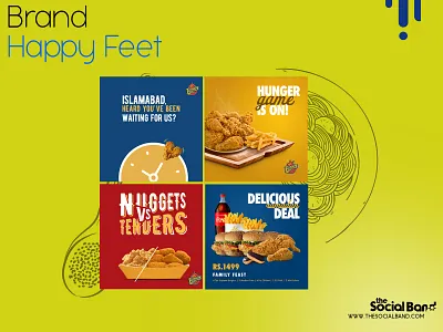 Happy_Feet_SocialPost. branding design illustration