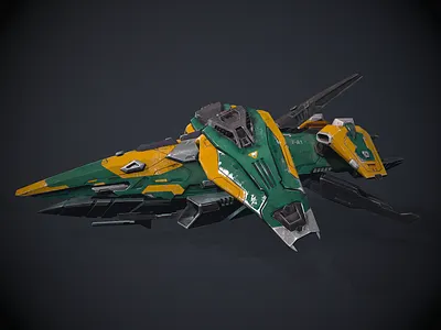 Spaceship 3d hardsurface navy sci fi scifi ship space spacecraft spaceship