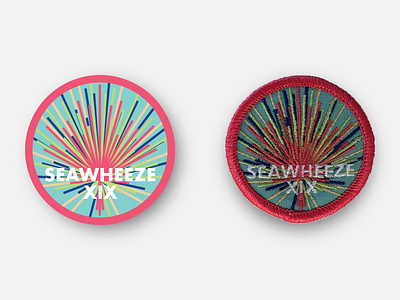 SeaWheeze Half Marathon 2019 Commemorative 2" Race Day Patch badge design half marathon inkscape lululemon marathon patch patches phyiscal product racing running seawheeze svg vancouver vector