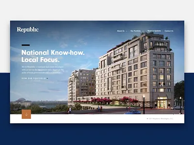 Republic — Website Page Transitions animation branding desktop digital interaction design interactive design product ui ux website