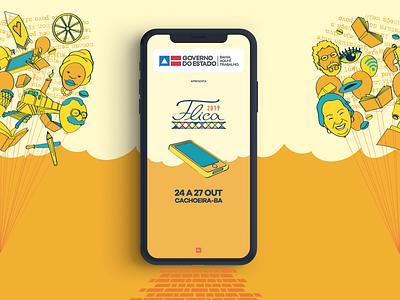 Flica 2019 App app app design book fair design event illustration ui ux