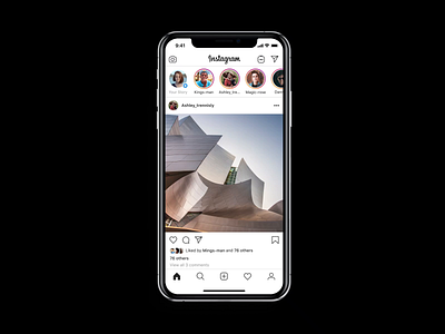 Instagram AR - The Look Around feature animation app concept instagram iphone live mobile mobile app motion product design reality scan ui ux