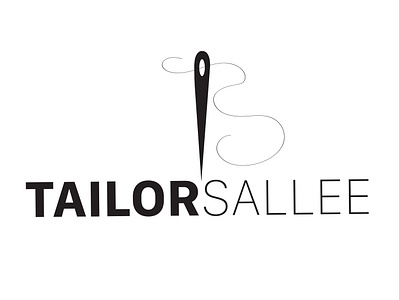 Tailor Sallee branding design illustration logo logodesign typography vector