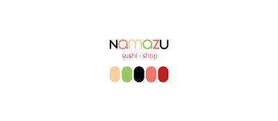 Logo - Namazu - Sushi shop branding logo vector