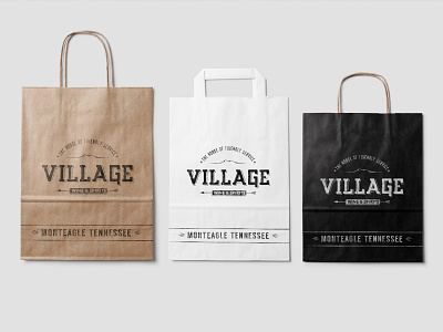 Village Wine & Spirits alcohol black white branding brewery design flat liquor logo minimal package design packaging typography whiskey wine