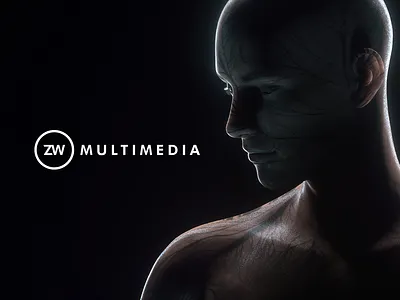 Logo mark + type for ZW Multimedia design graphicdesign icon lettermark logo logomark mark modern symbol type